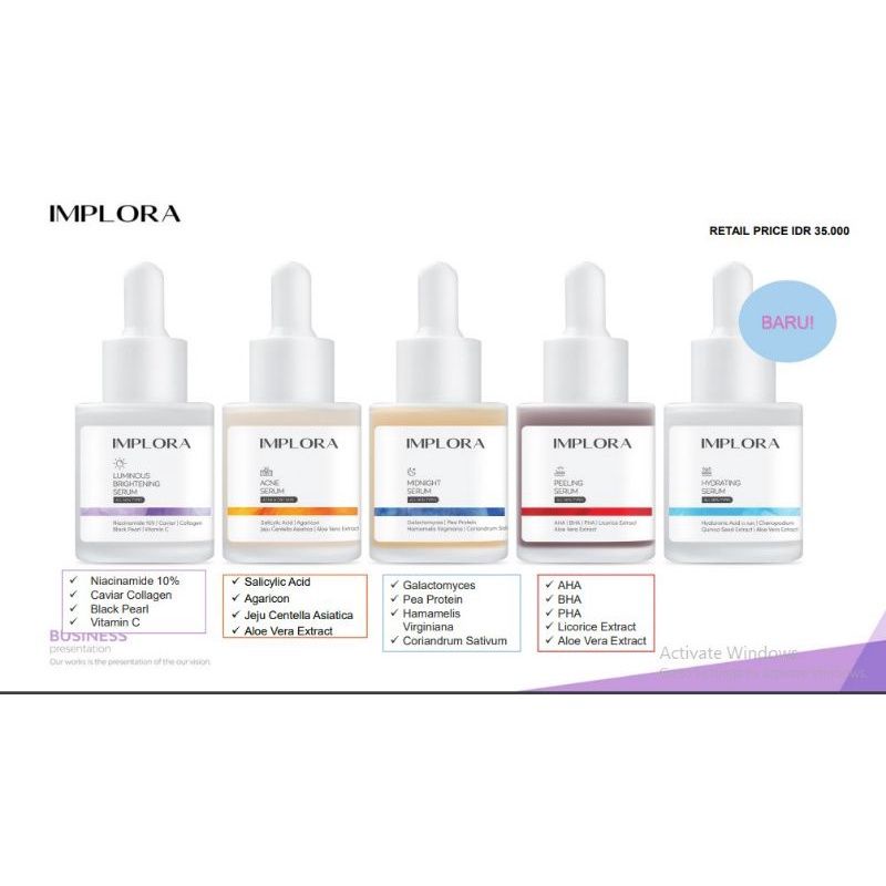 SERUM IMPLORA ORIGINAL BPOM