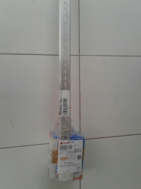 Din Rail Omega Rel Mcb 1 Fungsi Tebal 0,9 Mm Alumunium Rell Merk Fort Panel