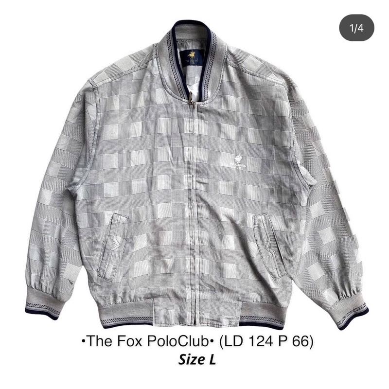 Jaket Vintage Tartan Parasut (COD) THRIFT-f74