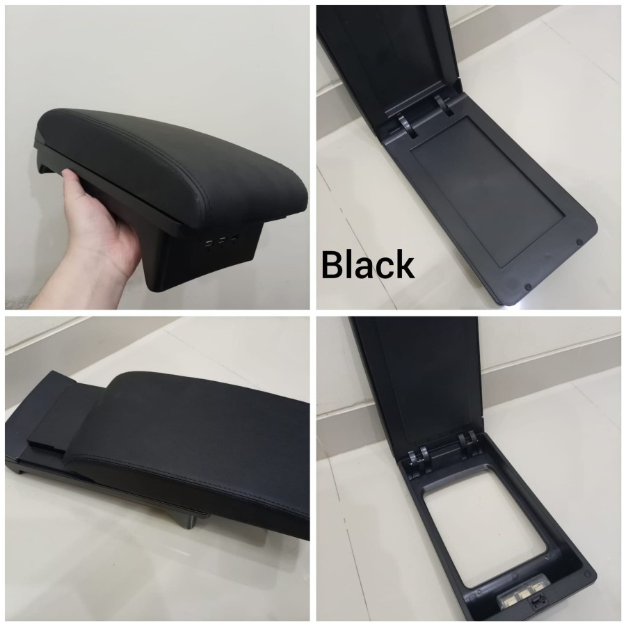 mitsubishi Xpander arm rest tangan sandaran console box black hitam