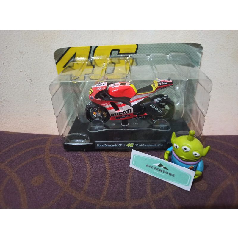 Diecast MotoGP Leo Models 1:18 Ducati GP11 2011 Team Ducati #46 Valentino Rossi