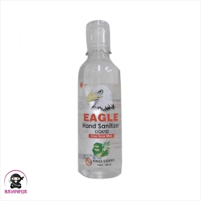 

EAGLE Hand Sanitizer Liquid Aloe Euca Mint 100 ml T-Ninjabayi 01