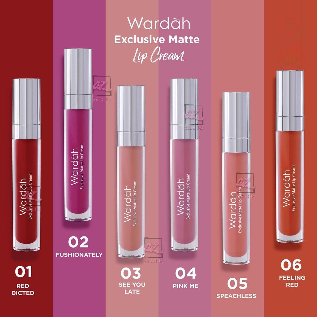 Wardah Exclusive Matte Lip Cream - Warna Intense dan Tahan Lama