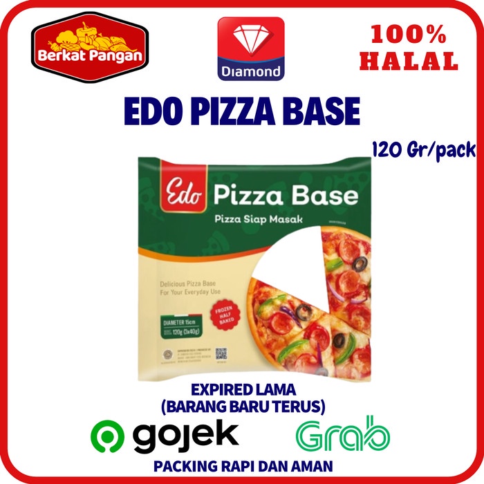 

EDO Pizza Base Adonan Pizza Tepung Pizza Diameter 15 Cm 120 gr