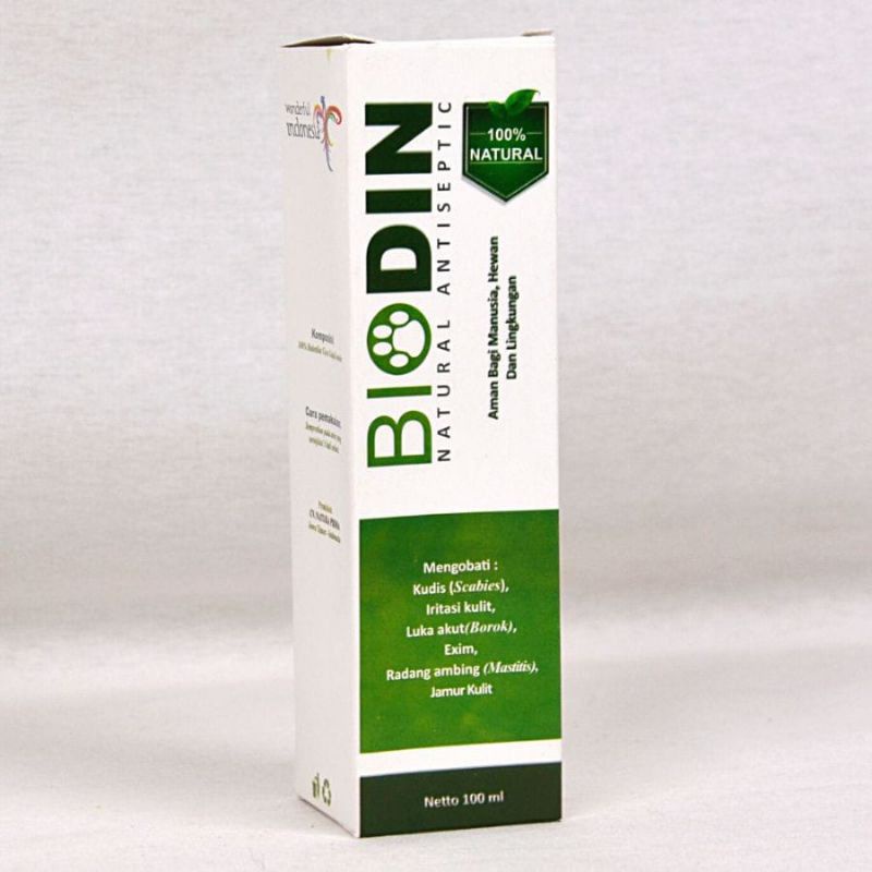 BIODIN SPRAY 100ML NATURAL ANTISEPTIC