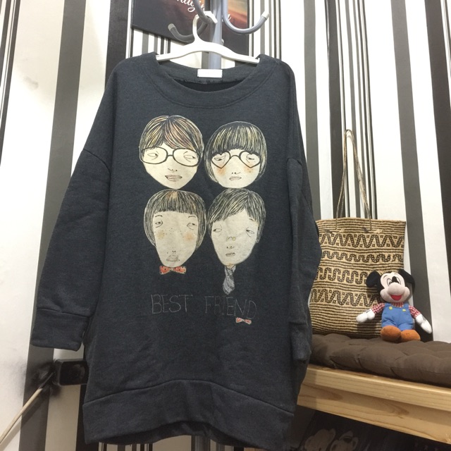 sweater langka versi the beatles original, over size