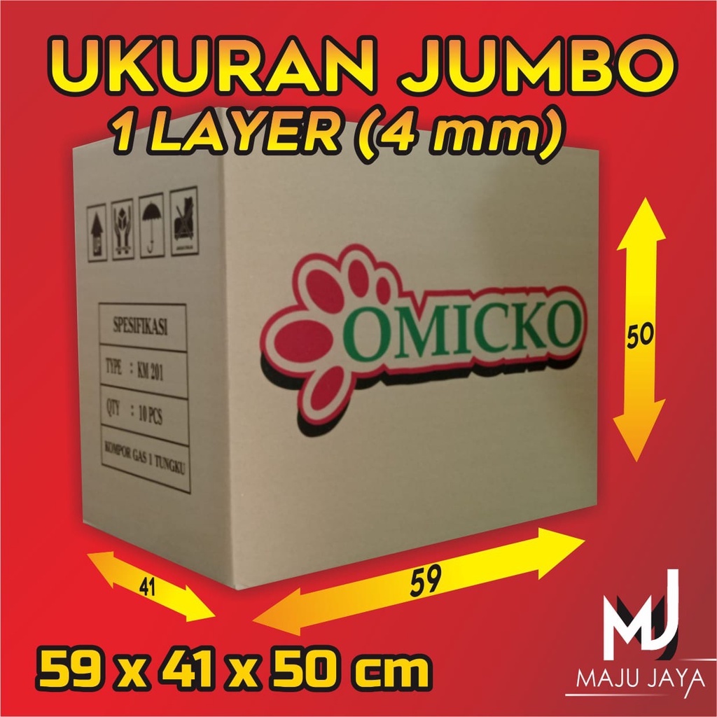Kardus Bekas Besar Pindahan Kardus Packing Jumbo Besar Kardus Besar Dus Bekas Ukuran 60 x 40 x 40-60x47.5x47.5