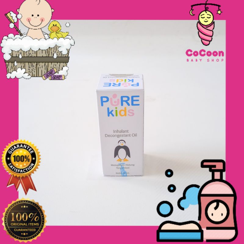 Pure Kids Inhalant Decongestant Oil 10ml / Obat Batuk Pilek Anak