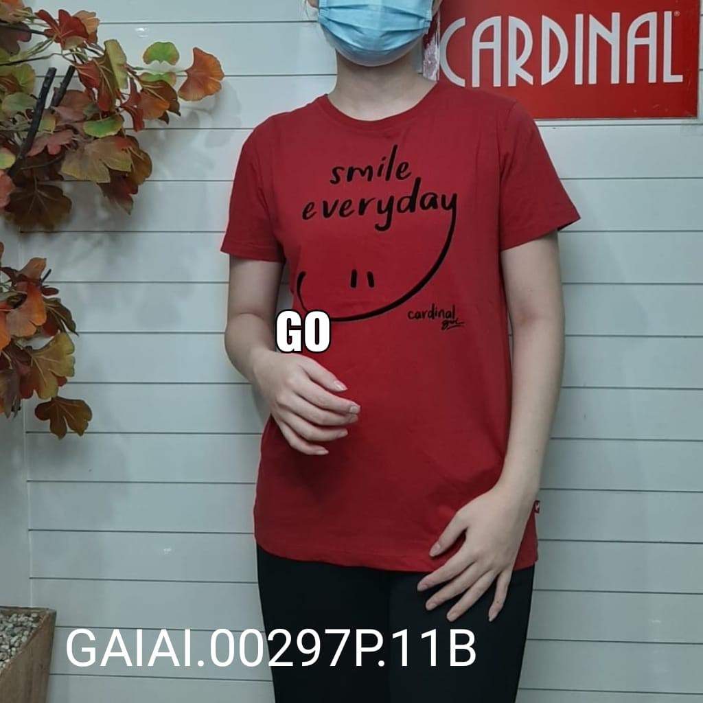 gos CA CARDINAL GIRL Kaos Cewek Baju Atasan Perempuan Pakaian Wanita Lengan Pendek