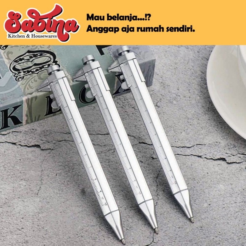 Pena Pulpen Serbaguna Multifungsi Ballpoint  Tool Scale Jesjeliu