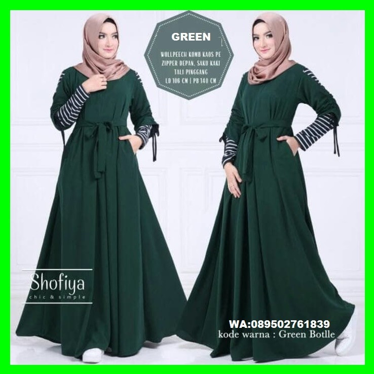 GAMIS SYARI ANNAJAH CAPUCCINO 900GR 110 140 ALLSIZE GAMIS SYARI BUSUI CADAR CREPE HQ POLOS MURAH I.