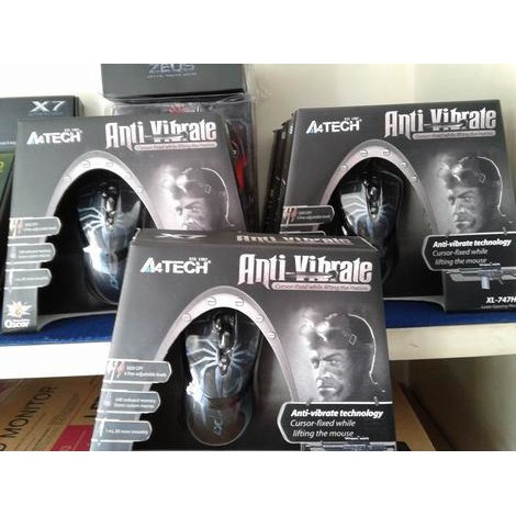 A4tech X7 Xl747h Macro Gaming Mouse - Motif Spider