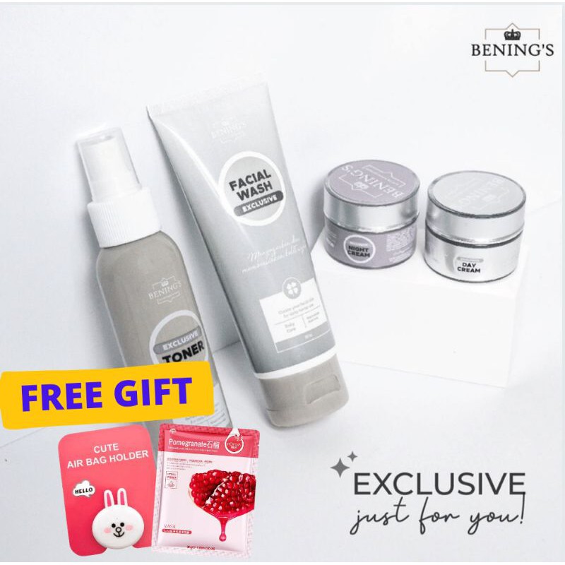 BENINGS SKINCARE BY DR.OKY PRATAMA PAKET EXCLUSIVE PAKET FLEK BENING