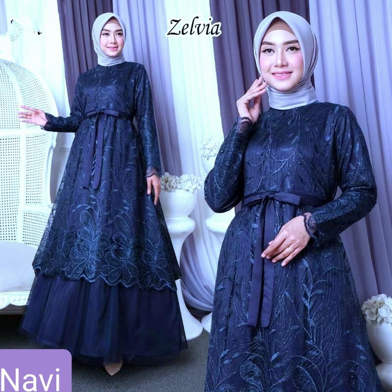 (GAMIS BUSUI + FREE MASKER)GAMIS ANNORA/M/L/XL/XXL/XXXL/GAMIS BRUKAT TILE/GAMIS REMAJA/DRES PANJANG/GAMIS KONDANGAN/DRESS KONDANGAN MUSLIM/GAMIS TERBARU