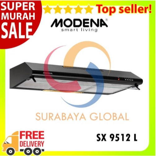 Modena SX 9512 L Slim Cooker Hood
