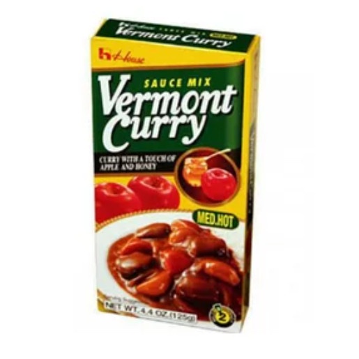 

House Vermont Curry Medium Hot / Bumbu Kari Jepang Med.Hot 115 Gr