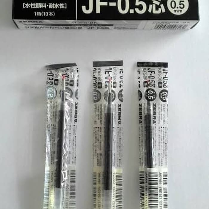 

LIMITED Isi Pen Sarasa / refill sarasa / refill zebra JF 0.5 - Hitam