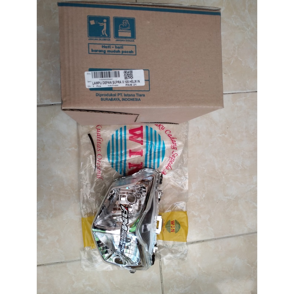REFLEKTOR SUPRA X 125 HELM IN / LAMPU DEPAN SUPRA X 125 HELM IN
