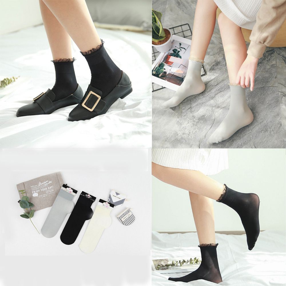  Kaos Kaki Semata Kaki  Bahan Elastis Ultra Tipis Warna 