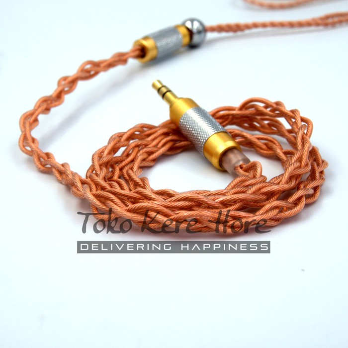 JC Ally JC04 Rose Gold - Earphone Cable Upgrade NON MIC