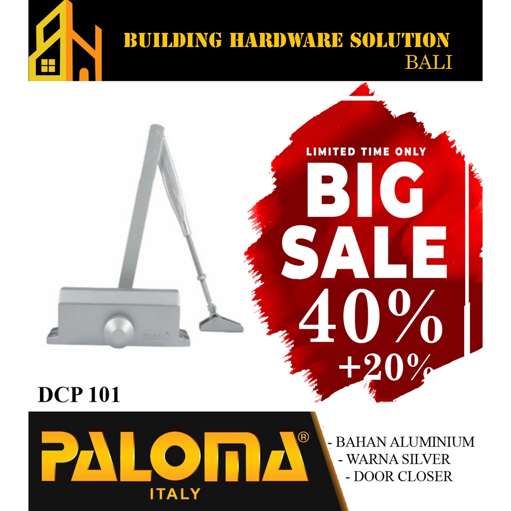 Jual Paloma Penutup Pintu Otomatis Door Closer Nho Dcp Shopee Indonesia