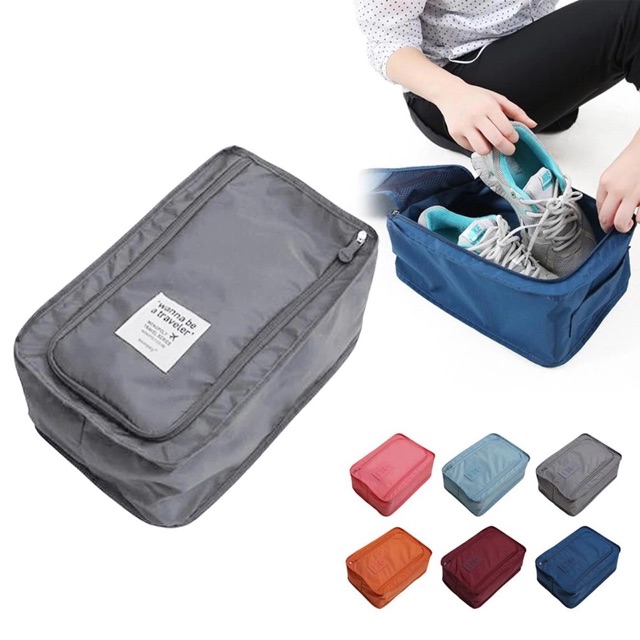 IMPORT Shoes Pouch Tempat Sepatu Organizer Gym Fitness Travel