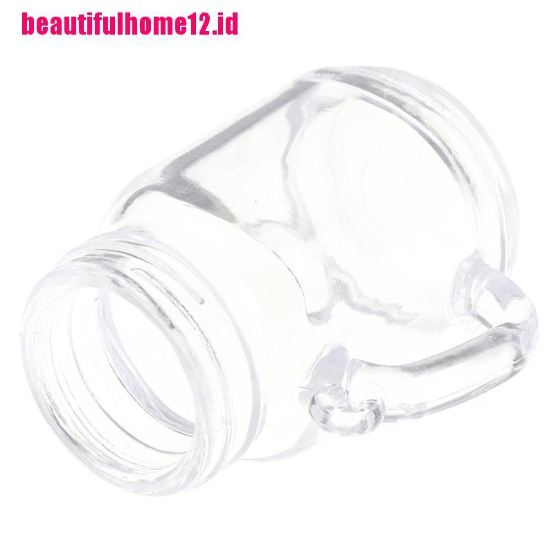 【beautifulhome12.id】1Pc 1:12 1:6 DIY Plastic Transparent Miniature Cup Dollhouse Craft Home Decor