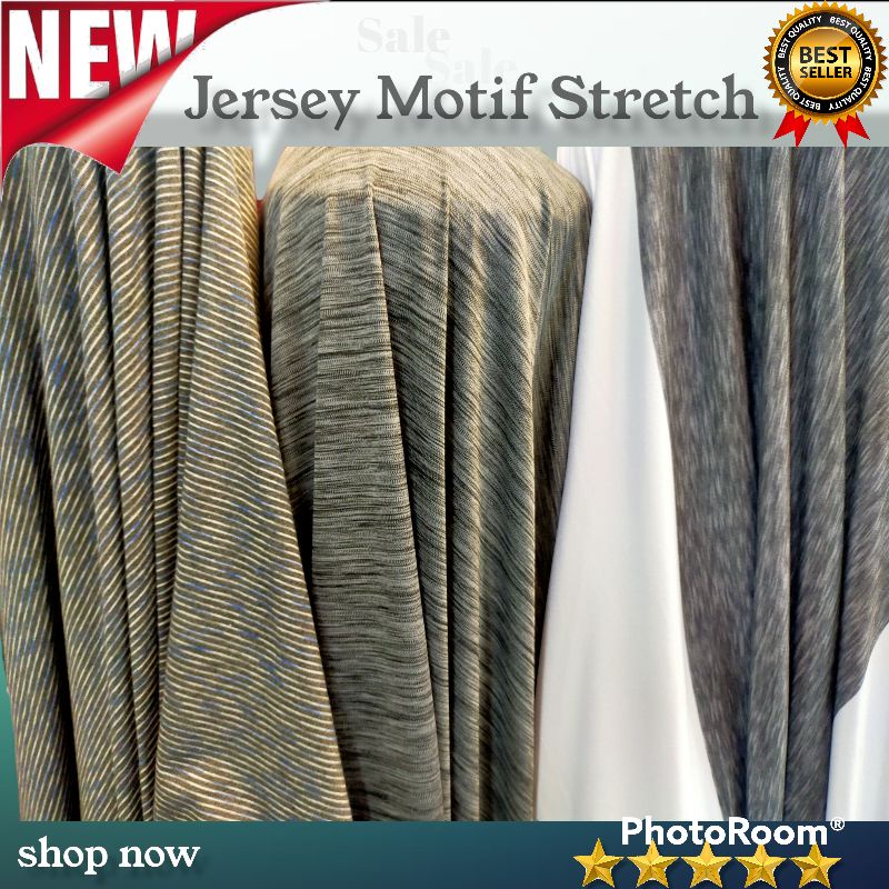 Jersey Motif. Kain Jersey Motif Stretch. Bahan Jersey Motif Kayu Street
