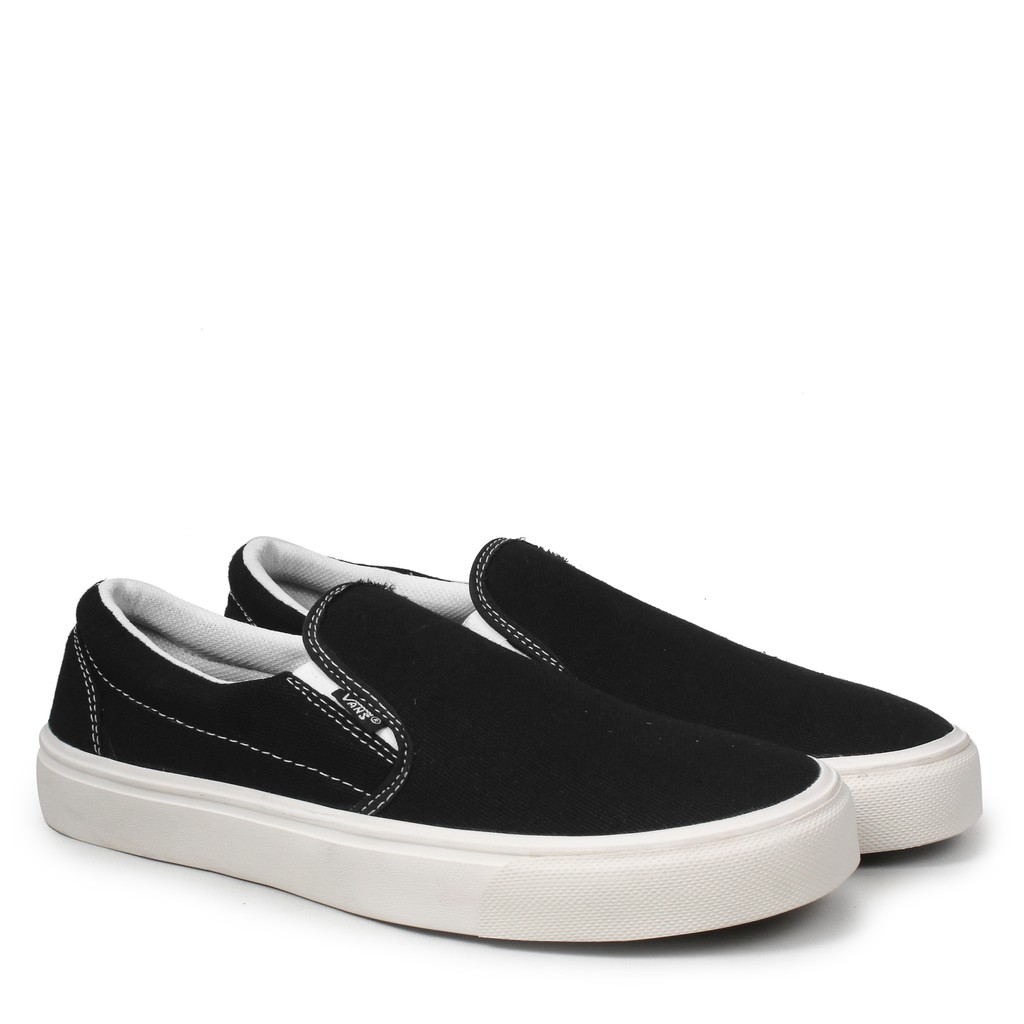 BISA COD !! Sepatu Casual Slip On Pria Vans Slop OG Moccasin Kanvas Premium Harga Grosir Murah