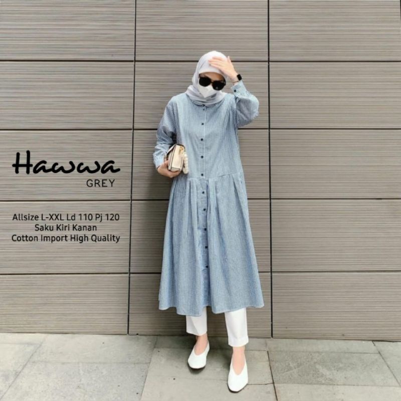 HAWWA TUNIK BAJU ATASAN WANITA BUSUI LD110 PJ120