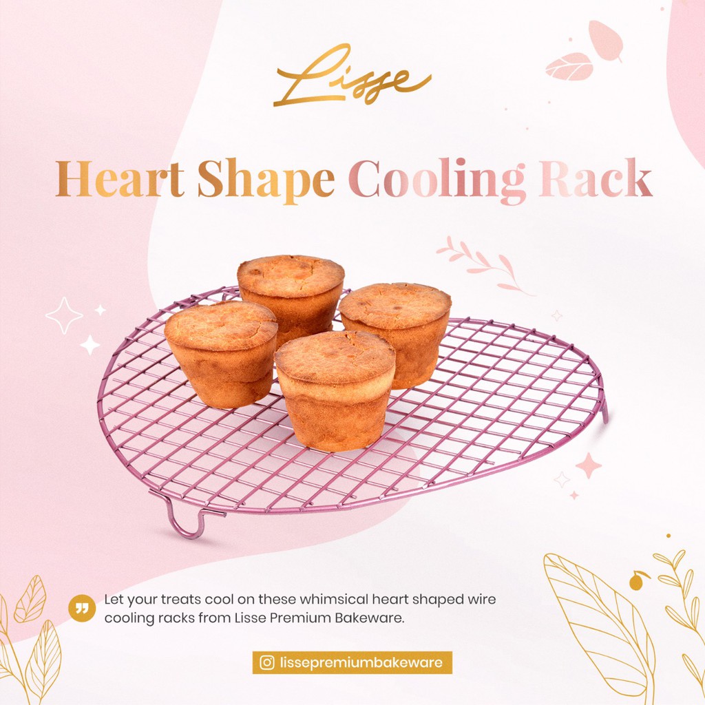 COOLING RACK LOVE / HEART MERK LISSE