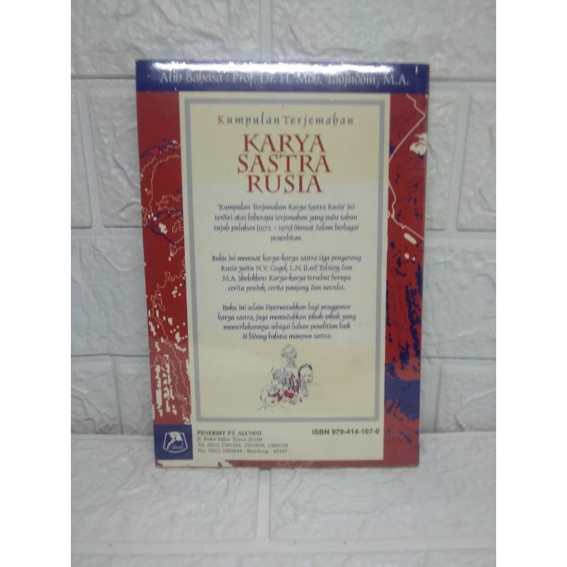 Kumpulan Terjemahan KARYA SASTRA RUSIA - Alumni