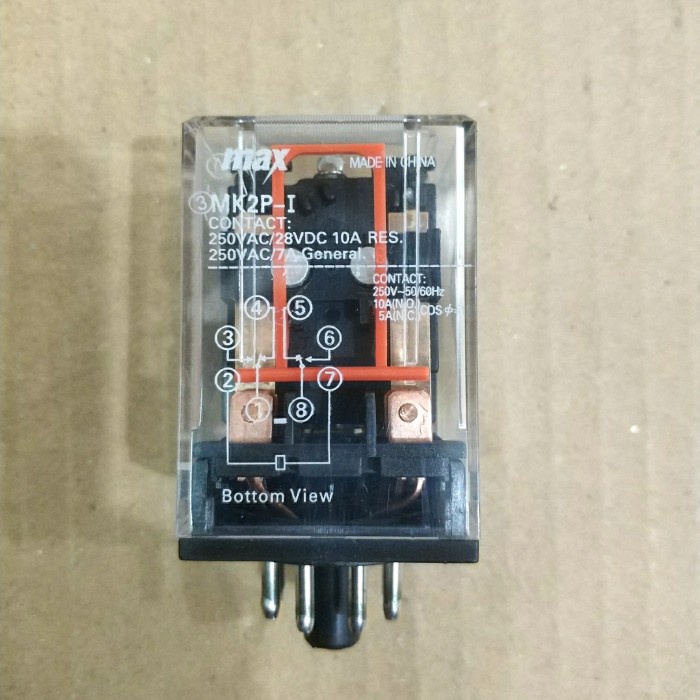 Relay MK2P-I Tegangan 220volt 8pin / Relay 8 pin 220 v / Relay MK2P-I