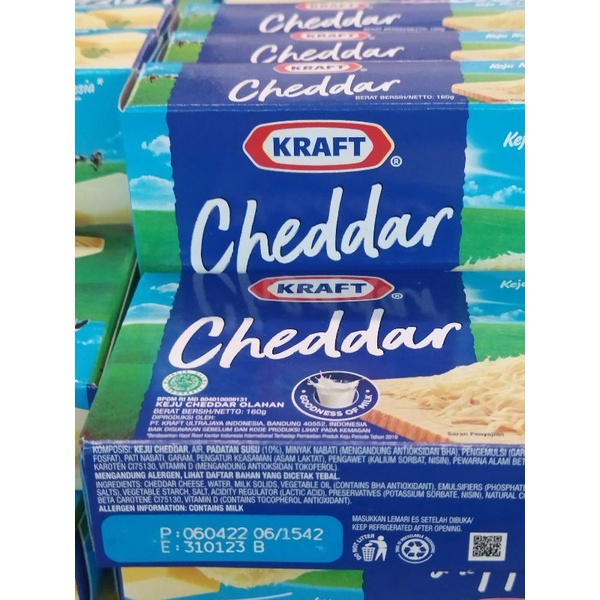 

Kraft Cheddar 160gr