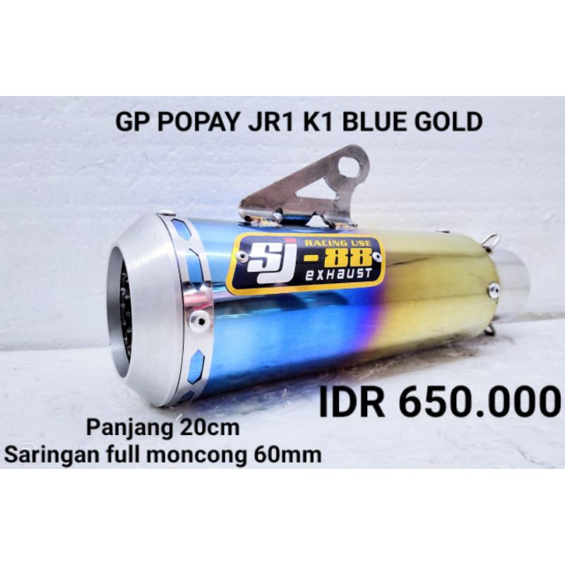 Slincer Sj-88 Original Type Gp Popay JR1 K1 Blue Gold