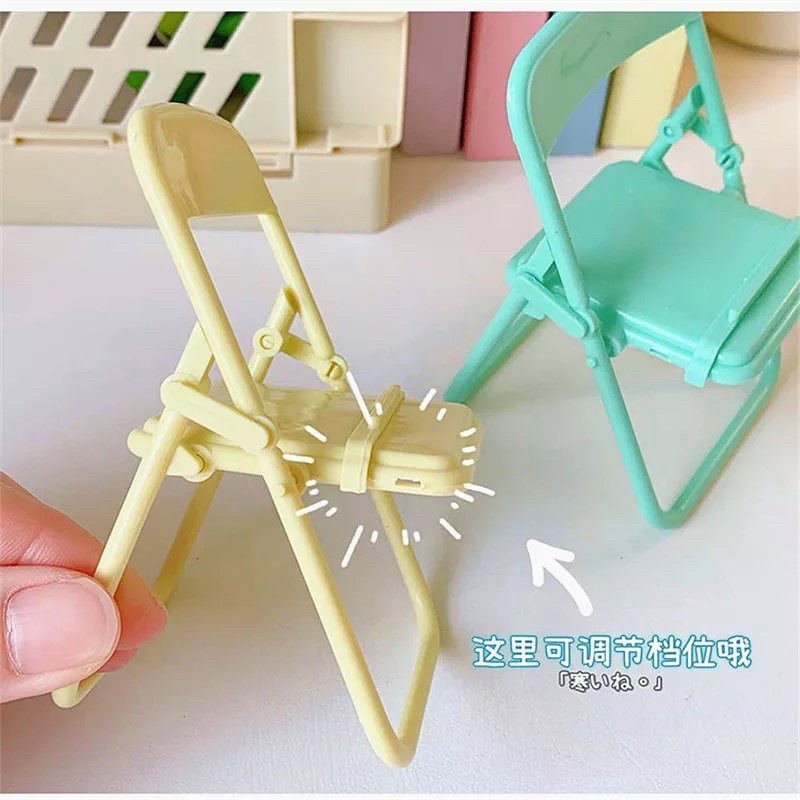 STAND HOLDER HP MODEL KURSI MACARON - PHONE HOLDER HP KURSI LIPAT