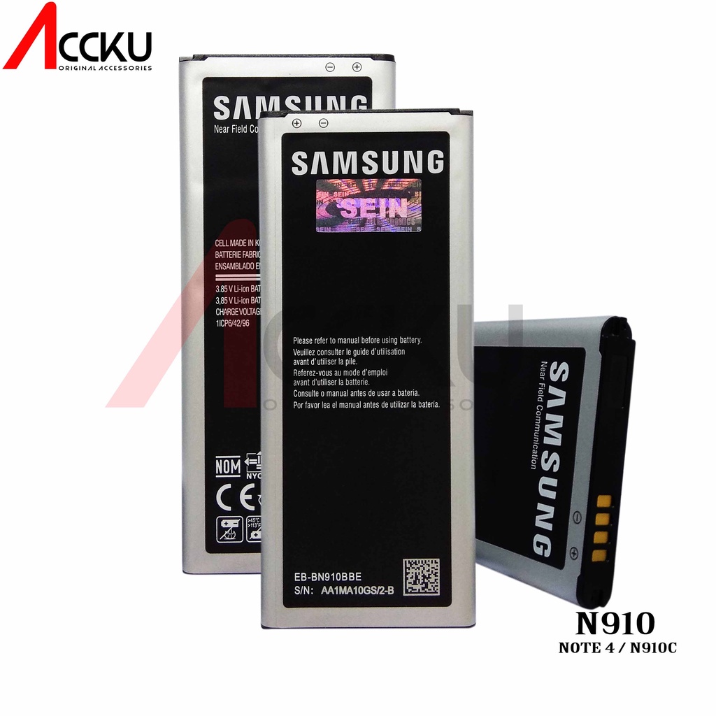 BATERAI SAMSUNG N910C BATTERY SAMSUNG GALAXY NOTE 4 EB-BN910BBE ORIGINAL