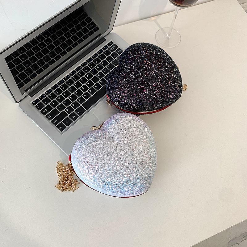 8840 Tas selempang love wanita import bahan berkualitas