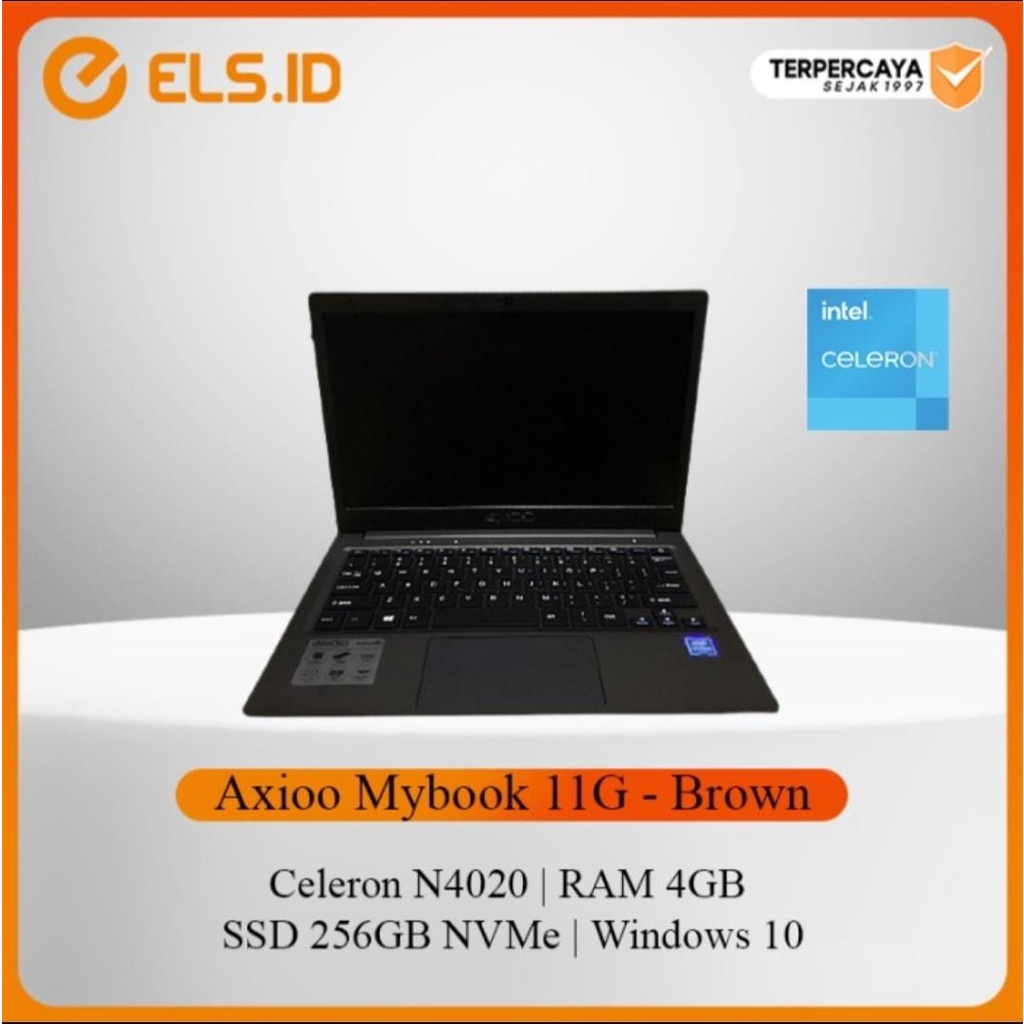 Axioo Mybook 11G - Brown [Celeron N4020-4GB-SSD 256GB]