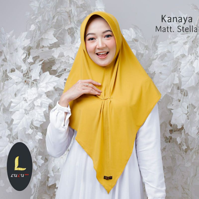 Hijab Instan LULU KANAYA / Bergo Kanaya Ori LULU Bahan Stella