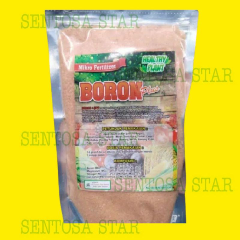 BORON MURNI 60% 1KG- PUPUK MIKRO TANAMAN/ Pupuk Buah Dan Bunga 1kg Boron