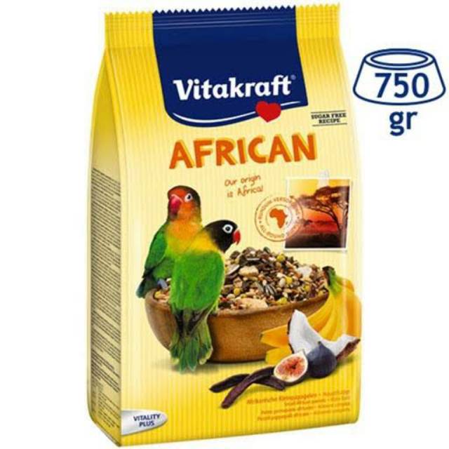 VITAKRAFT AFRICAN Pakan Lovebird Import Berkualitas Tinggi & Song Booster Lovebird Raja Ngekek