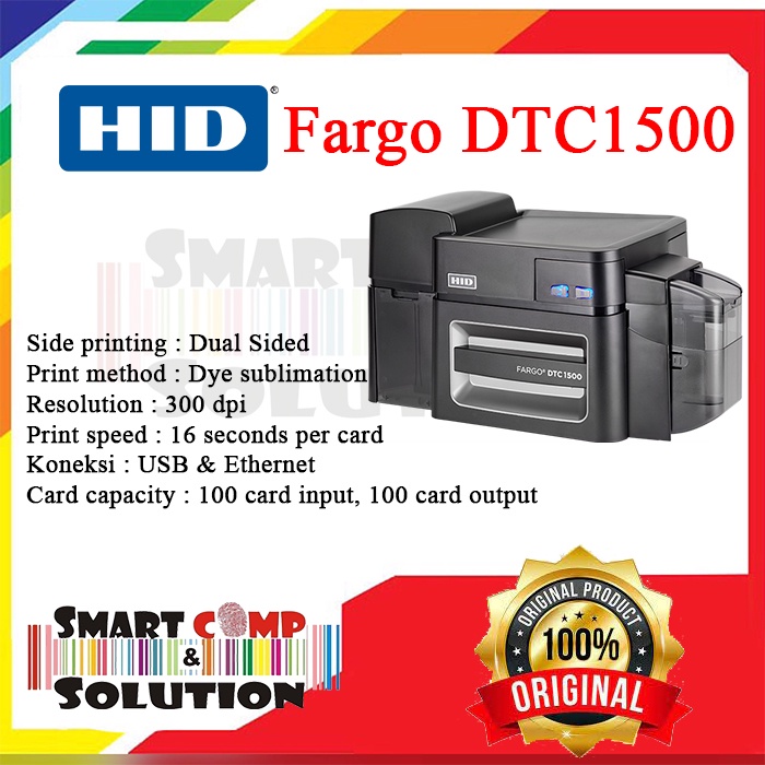 Printer ID Card - Fargo DTC1500 / DTC-1500 300dpi