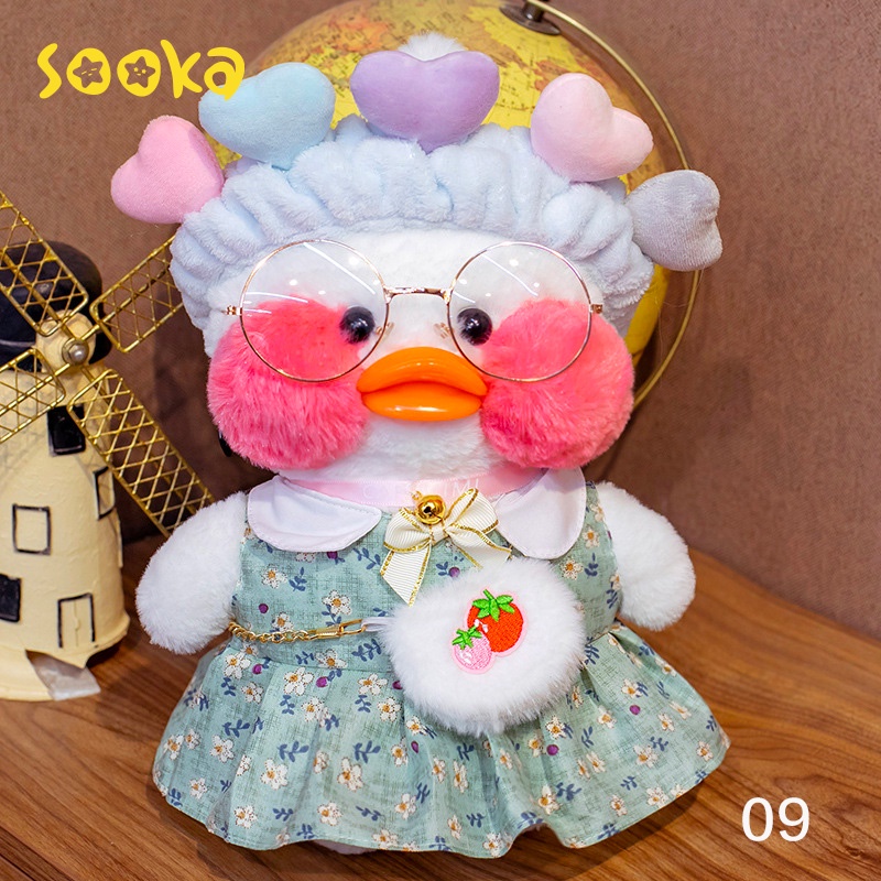 Sooka Mainan Boneka Bantal Stuffed Plush Bebek 2022  Lalafanfan 30cm Untuk Hadiah Ulang Tahun Anak Perempuan SK-GDG1039