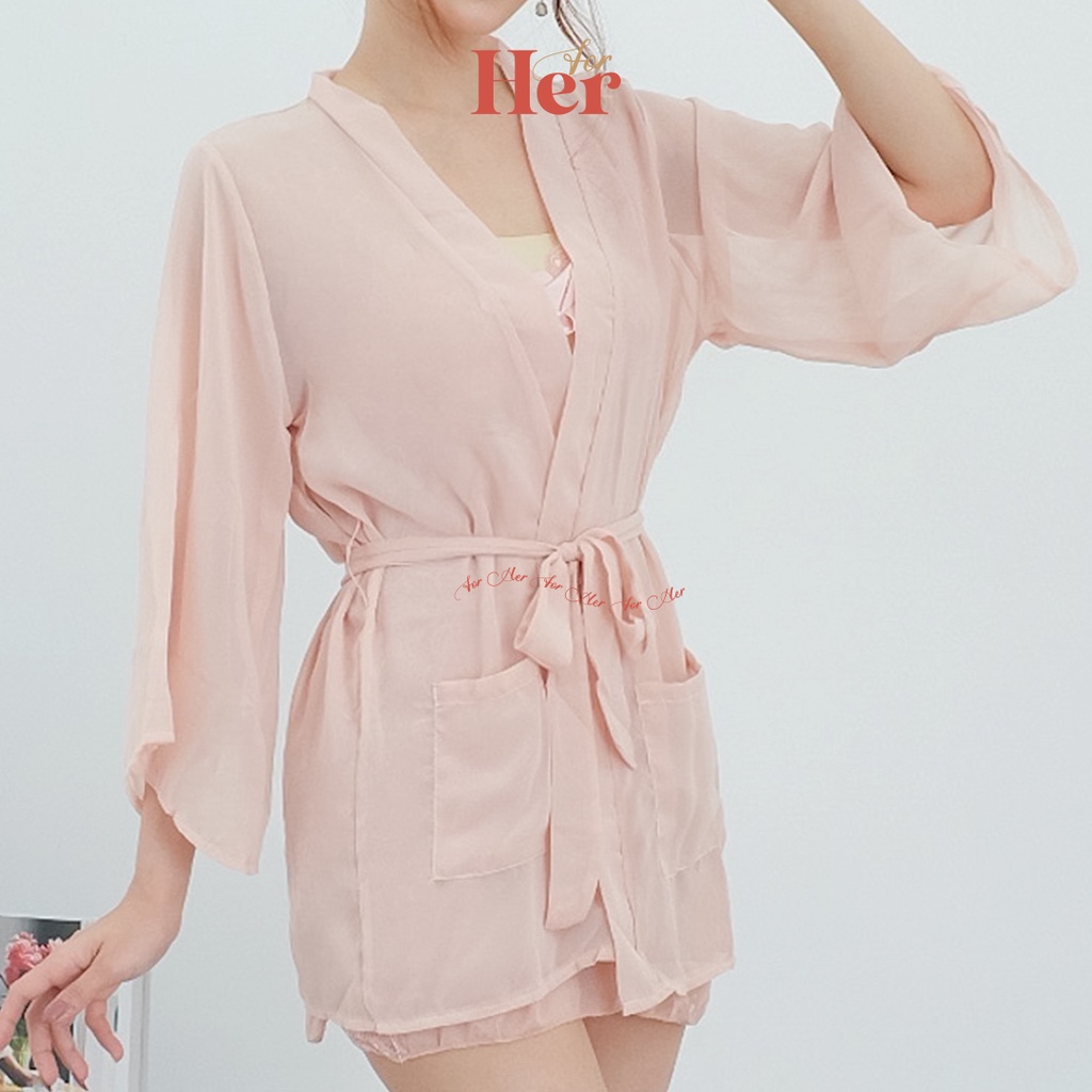 LR08 Lingerie Sexy Oversize Style Lingerie Wanita Seksi Sleep Wear Baju Tidur Sexy All Size-4