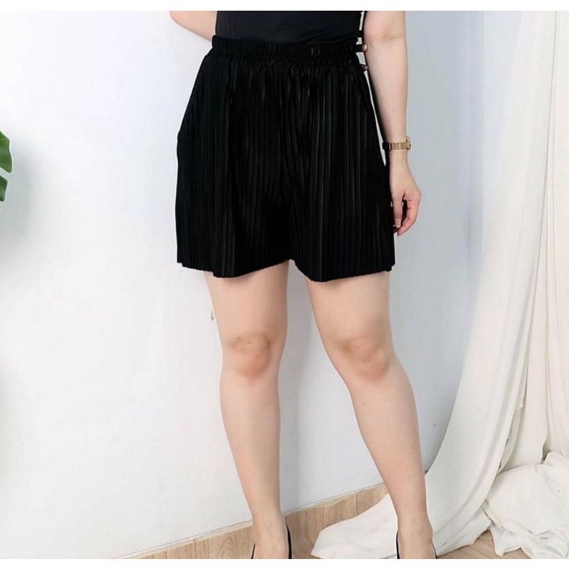 Hotpants Pleated/Celana Hotpants Plisket/Hotpants Daily Bahan Hyget