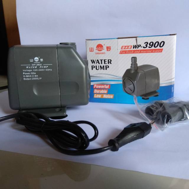 YAMANO WP-3900 Pompa Air Filter Akuarium Aquascape Hidroponik Submersible Pump Power Head