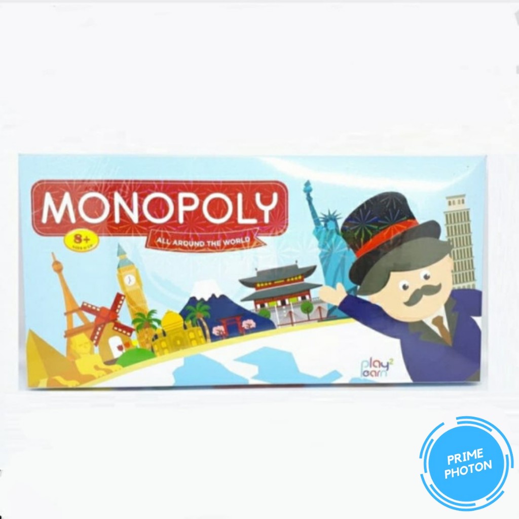 Mainan Keluarga Monopoly Around The World Shopee Indonesia