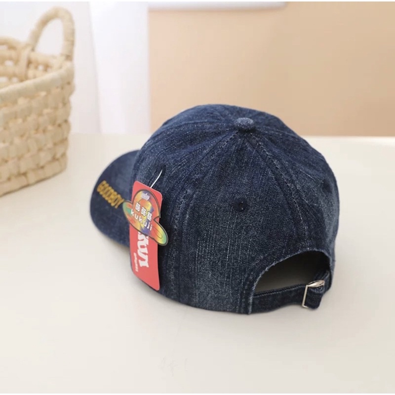 Topi Baseball Denim Anak Balita Unisex Winnie D Pooh Goodboy