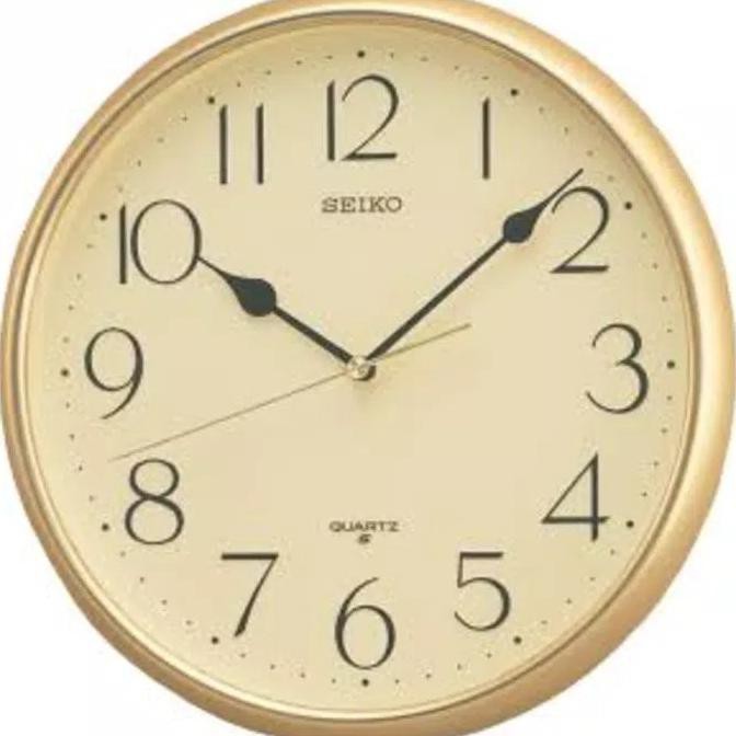 Ready!! Jam Dinding Seiko Qxa001 Gold Original Jepang Murah Bonus Batre
